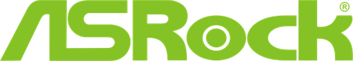 Asrock una marca premium que se usa en una pc gamer gama alta Logo de Asrock una marca premium que se usa en una pc gamer gama alta